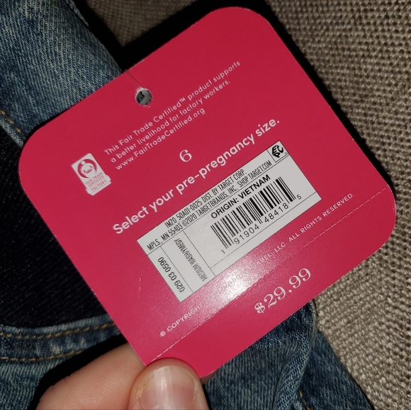 NWT Isabel Maternity straight leg pants SZ 6 & 10 with elastic stretch waist - Picture 4 of 12